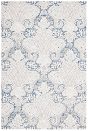 Safavieh Micro-Loop Hand-Tufted Wool Floral Runner Rug for Hallways and Entryways MLP539M