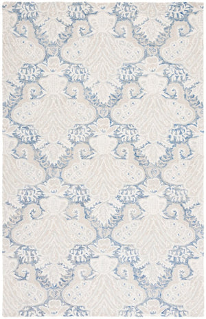 Safavieh Micro-Loop Hand-Tufted Wool Floral Runner Rug for Hallways and Entryways MLP539M