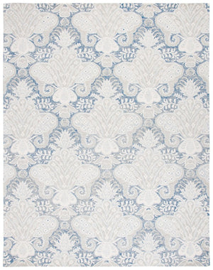 Safavieh Micro-Loop Hand-Tufted Wool Floral Runner Rug for Hallways and Entryways MLP539M
