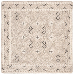 Safavieh Micro-loop Timeless Grey And Ivory Transitional Area Rug - Hand-tufted Luxury For Your Home Decor Grey ,Ivory 80% Wool And 20% Cotton Mlp803f-211