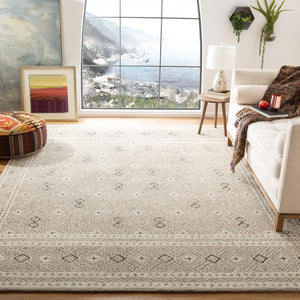 Safavieh Micro-loop Timeless Grey And Ivory Transitional Area Rug - Hand-tufted Luxury For Your Home Decor Grey ,Ivory 80% Wool And 20% Cotton Mlp803f-211