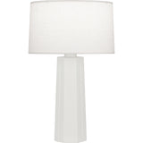 Robert Abbey Matte Lily Mason Table Lamp Matte Lily Glazed Ceramic Oyster Linen Shade