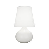 Robert Abbey Matte Lily June Accent Lamp Matte Lily Glazed Ceramic Oyster Linen Shade