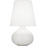 Robert Abbey Matte Lily June Table Lamp Matte Lily Glazed Ceramic Oyster Linen Shade