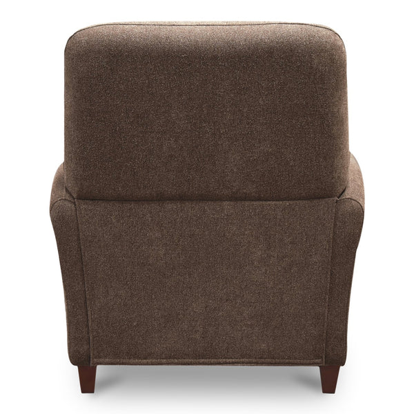 Moe's Home Luna Recliner Chair - Luxurious Top-grain Leather, Manual Push-back Comfort, Elegant Design & Style Brown Upholstery, 100% Polyester,Rubber Wood And Plywood Frame Mm-1000-03