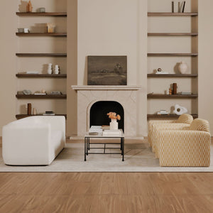 Moe's Home Alora Sofa - Elegant Contemporary Design With Removable Cushions For Ultimate Comfort And Style White Upholstery, 100% Polyester,Rubber Wood And Plywood Frame Mm-1002-18