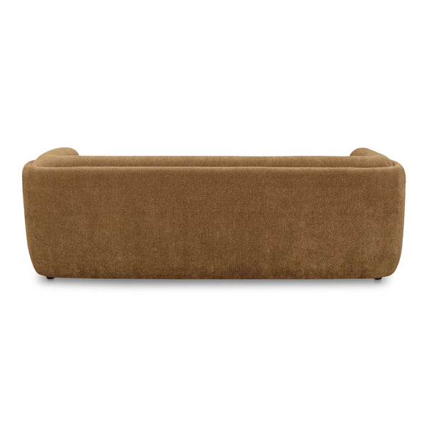 Moe's Home Alora Sofa - Elegant Contemporary Design With Removable Cushions For Ultimate Comfort And Style Brown Upholstery, 100% Polyester,Rubber Wood And Plywood Frame Mm-1002-20