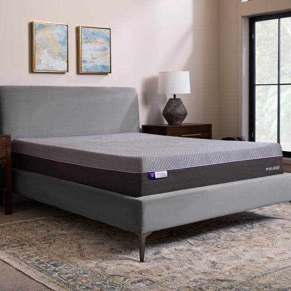 Malouf Polaris Mattress - Experience Ultimate Cooling Comfort With Activair Foam And Zoned Pocket Coils Gray Gray Mm12ttpo40rh