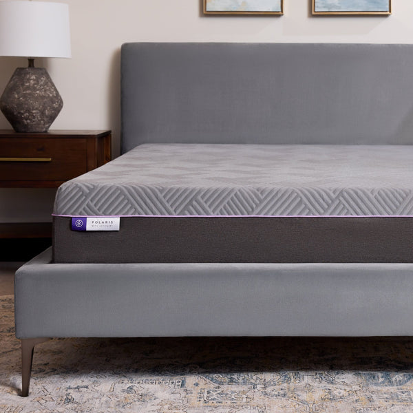 Malouf Polaris Mattress - Experience Ultimate Cooling Comfort With Activair Foam And Zoned Pocket Coils Gray Gray Mm12ttpo40rh