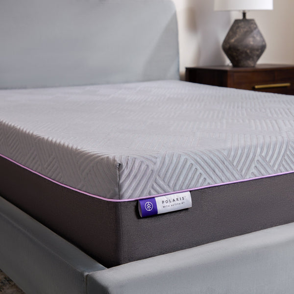 Malouf Polaris Mattress - Experience Ultimate Cooling Comfort With Activair Foam And Zoned Pocket Coils Gray Gray Mm12ttpo40rh