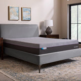 Malouf Polaris 12" Hybrid Mattress with cooling cover, King, Gray