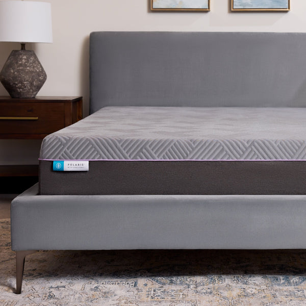 Malouf Polaris Mattress - Experience Ultimate Comfort With Coolsync Memory Foam And Zoned Pocket Coils Gray Gray Mm12qqpo38gh