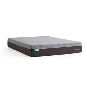 Malouf Polaris 12" Hybrid Mattress with cooling cover, King, Gray