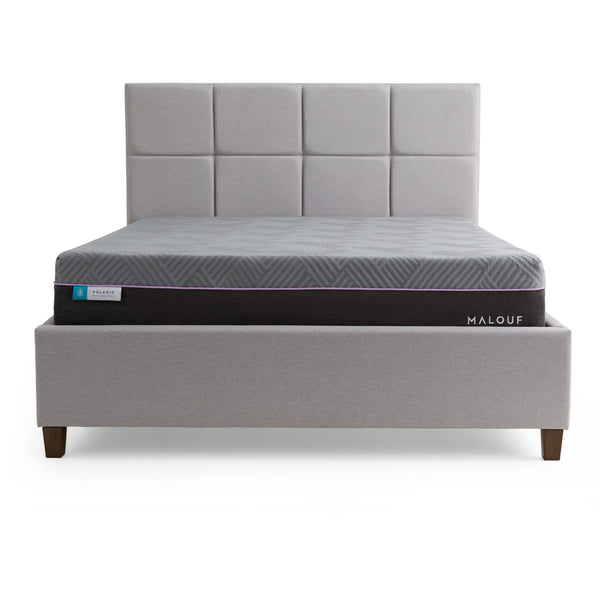 Malouf Polaris Mattress - Experience Ultimate Comfort With Coolsync Memory Foam And Zoned Pocket Coils Gray Gray Mm12qqpo38gh