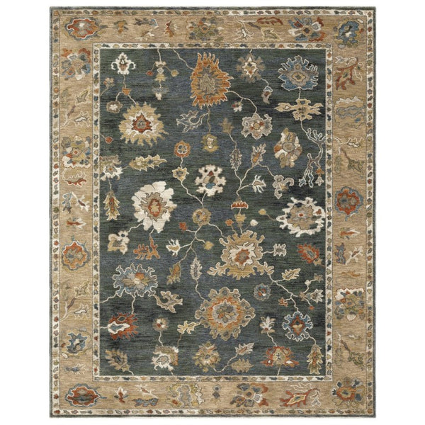Oriental Weavers Monaco Oushak Folk Art Indoor Rug Layered Jewel Tones Eclectic Living Room Accent MMNC01300387ST