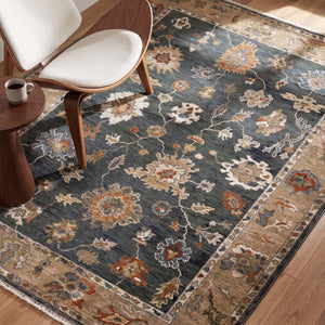 Oriental Weavers Monaco Oushak Folk Art Indoor Rug Layered Jewel Tones Eclectic Living Room Accent MMNC01300387ST