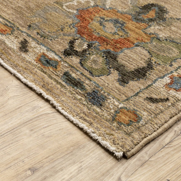 Oriental Weavers Monaco Oushak Folk Art Runner Rug Jewel Toned Polyester for Entryway or Hallway MMNC02084230ST