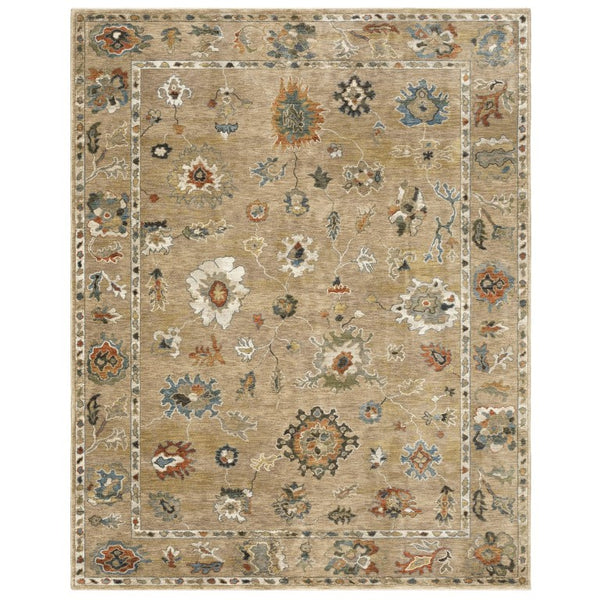 Oriental Weavers Monaco Oushak Folk Art Indoor Rug Distressed Multicolor Polyester Living Room Accent MMNC02160230ST
