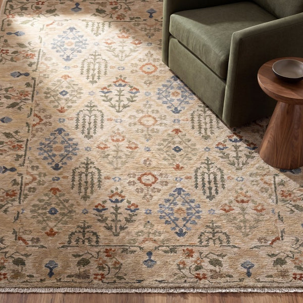 Oriental Weavers Monaco Oushak Folk Art Indoor Runner Rug Space Dyed Polyester Bohemian Eclectic 3'2" x 5' MMNC06097152ST