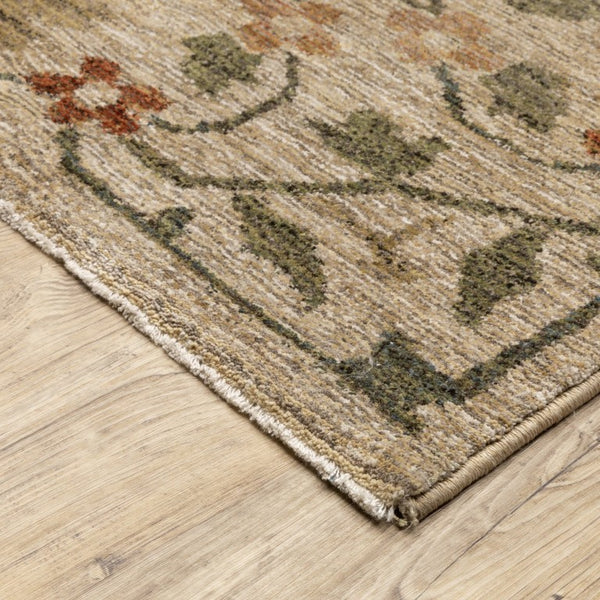 Oriental Weavers Monaco Oushak Folk Art Indoor Runner Rug Space Dyed Polyester Bohemian Eclectic 9'10" x 12'10" MMNC06300387ST
