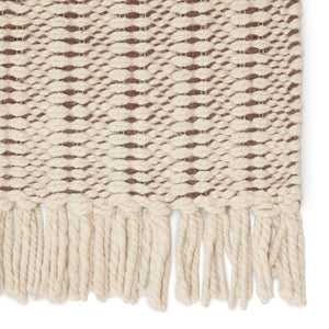 Jaipur Living Jaipur Living Poise Handwoven Jute Blend Area Rug Tasseled Low Pile Organic Texture Cream 5'X8' RUG148688