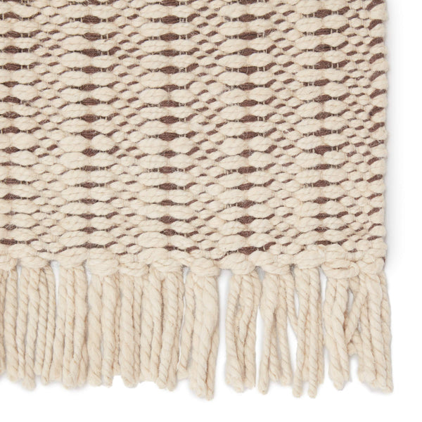 Jaipur Living Jaipur Living Poise Handwoven Jute Blend Area Rug Tasseled Low Pile Organic Texture Cream 5'X8' RUG148688
