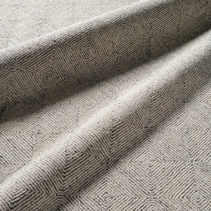 Jaipur Living Traditions Made Modern Tufted Exhibition Mmt19 Tufted Handmade 100% Wool Lines Tribal Indoor Rug White, Dark Gray 100% Wool, 100% Cotton Rug158248