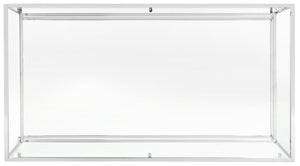 Safavieh Ellie Glass Coffee Table - Chic Chrome Modern Design For Airy Living Spaces, Sleek & Timeless Style MMT6004A