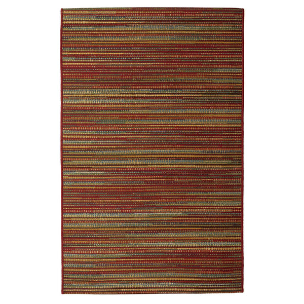 Trans Ocean Liora Manne Marina Stripes Area Rug - Stylish Indoor/Outdoor Geometric Design For Every Space Red Polypropylene,Polyester Mna34805217
