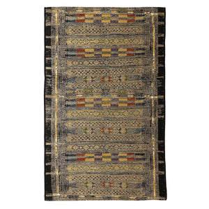 Trans Ocean Liora Manne Marina Tribal Stripe Indoor/Outdoor Pillow - Vibrant Geometric Accent For Any Space Black Polypropylene,Polyester Mna34805748