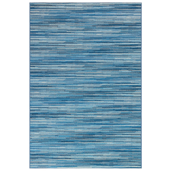 Trans Ocean Liora Manne Marina Stripes Area Rug - Stylish Indoor/Outdoor Geometric Design For Every Space Blue Polypropylene,Polyester Mna58805203