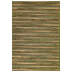 Trans Ocean Liora Manne Marina Stripes Area Rug - Stylish Indoor/Outdoor Geometric Design For Every Space Green Polypropylene,Polyester Mna58805206