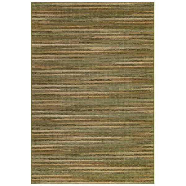 Trans Ocean Liora Manne Marina Stripes Area Rug - Stylish Indoor/Outdoor Geometric Design For Every Space Green Polypropylene,Polyester Mna58805206