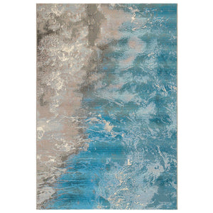 Trans Ocean Liora Manne Marina Coastal Area Rug – Vibrant Graphic Design For Indoor And Outdoor Spaces Blue Polypropylene,Polyester Mna69806804
