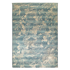 Trans Ocean Liora Manne Marina Stormy Indoor/Outdoor Area Rug - Coastal Graphic Design For Modern Spaces Blue Polypropylene,Polyester Mna45810003