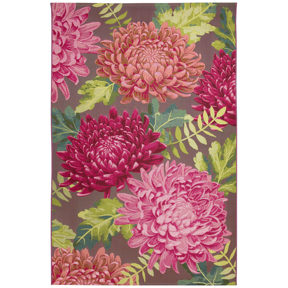 Trans Ocean Liora Manne Marina Mum Indoor/Outdoor Area Rug - Vibrant Floral Design For Style And Comfort Pink Polypropylene,Polyester Mna58818337