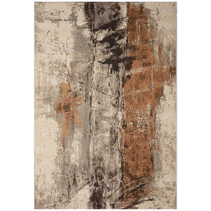 Trans Ocean Liora Manne Marina Contemporary Indoor/Outdoor Area Rug - Bold Abstract Design For Modern Spaces Gold Polypropylene,Polyester Mna58819719