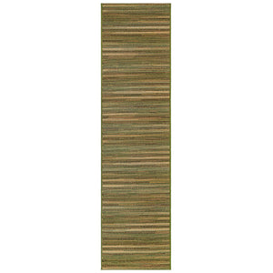 Trans Ocean Liora Manne Marina Stripes Area Rug - Stylish Indoor/Outdoor Geometric Design For Every Space Green Polypropylene,Polyester Mnar8805206