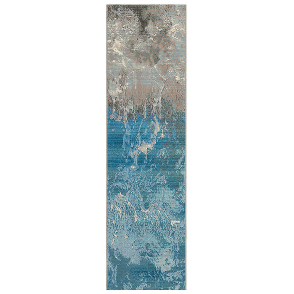 Trans Ocean Liora Manne Marina Coastal Area Rug – Vibrant Graphic Design For Indoor And Outdoor Spaces Blue Polypropylene,Polyester Mnar8806804