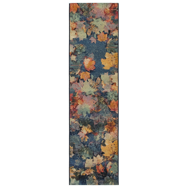 Trans Ocean Liora Manne Marina Fall In Love Area Rug - Vibrant Botanical Design For Indoor & Outdoor Spaces Multi Polypropylene,Polyester Mnar8808344