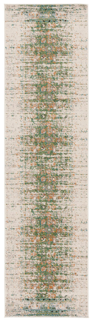 Safavieh Monaco 208 Power Loomed Rug Green / Ivory 2'-2" x 8'