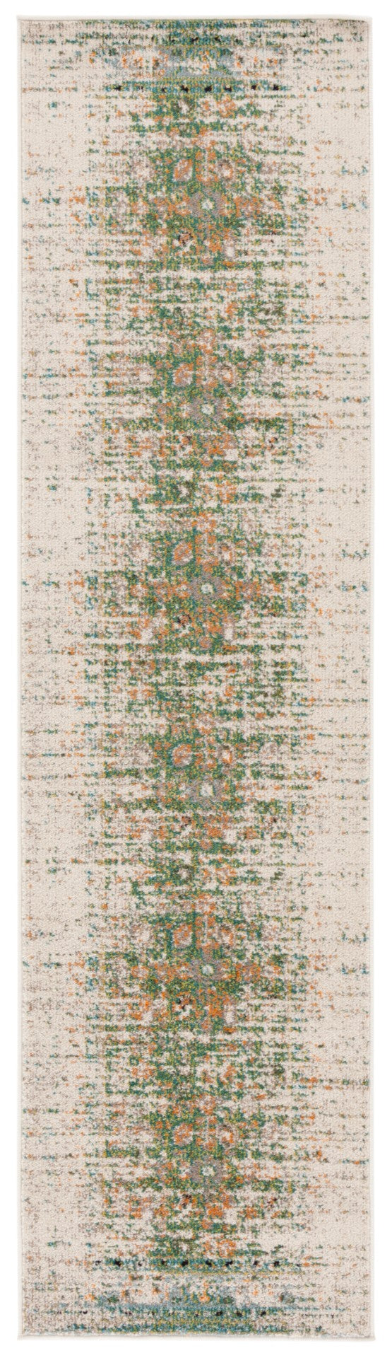Safavieh Monaco 208 Power Loomed Rug Green / Ivory 2'-2" x 8'