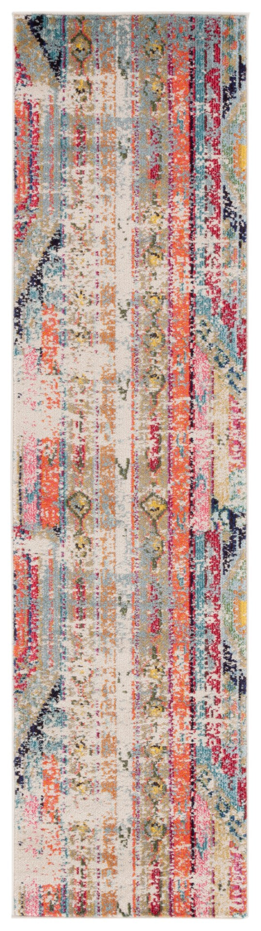 Safavieh Monaco Vibrant Bohemian Area Rug – Soft, Colorful Design For Any Room, Crafted In Turkey Multi 57% Polypropylene,30% Cotton,13% Polyester Mnc222f-68