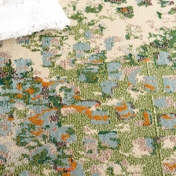 Safavieh Monaco 225 Power Loomed Rug Sage / Rust 5'-1" x 7'-6"