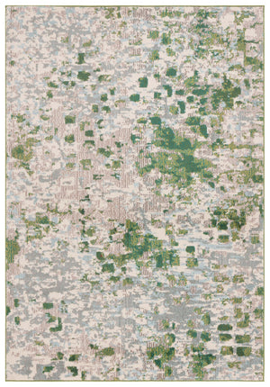 Safavieh Monaco 225 Power Loomed Rug Green / Blue 5'-1" x 7'-6"