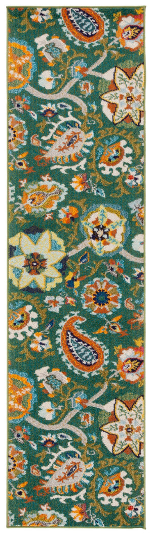 Safavieh Monaco 229 Power Loomed Rug Green / Sage 2'-2" x 8'