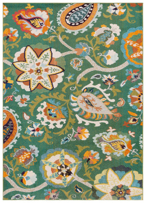 Safavieh Monaco 229 Power Loomed Rug Green / Sage 5'-1" x 7'-6"