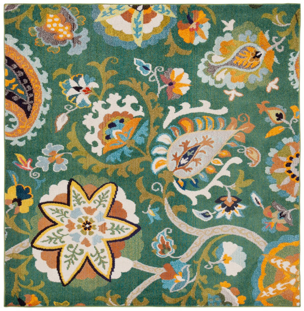 Safavieh Monaco 229 Power Loomed Rug Green / Sage 6'-7" x 6'-7" Square