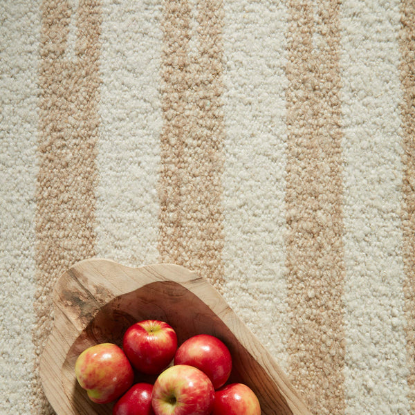 Jaipur Living Jaipur Living Lomita Hand-loomed Wool Kilim Tribal Stripe Rug for Neutral Interiors RUG146983