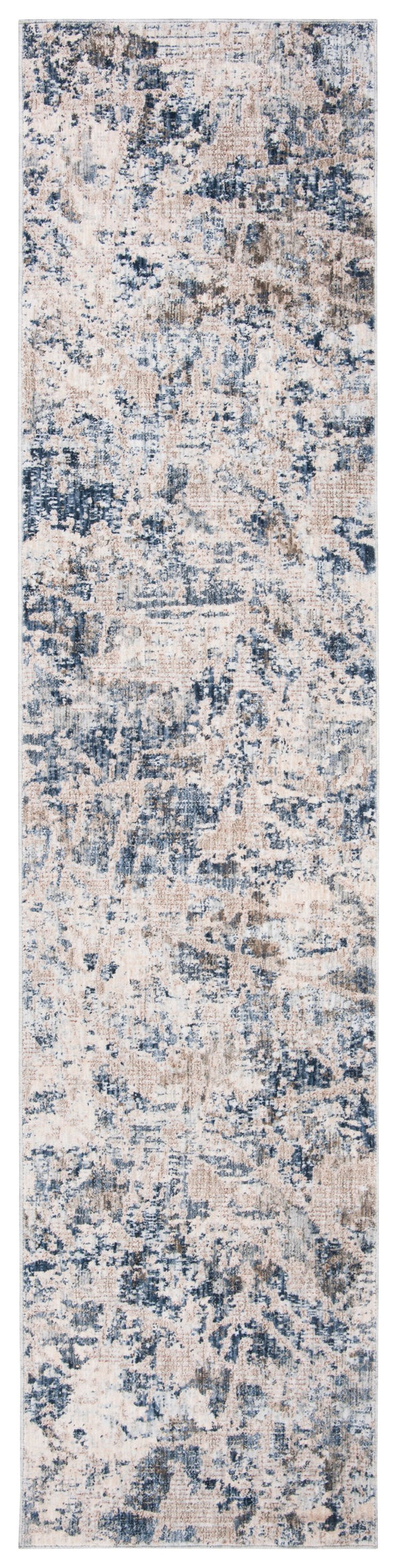 Safavieh Moon Traditional Style Runner Rug - Elegant Grey-blue Design With Durable Comfort For Any Space Grey ,Blue Polyester Mnd624g-5